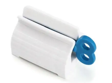 white blue Устройство для зубной пасты Многофункциональный диспенсер для зубной пасты для очищения лица соковыжималка зажимы ручная зубная паста для ленивых тюбиков - Цвет: white blue