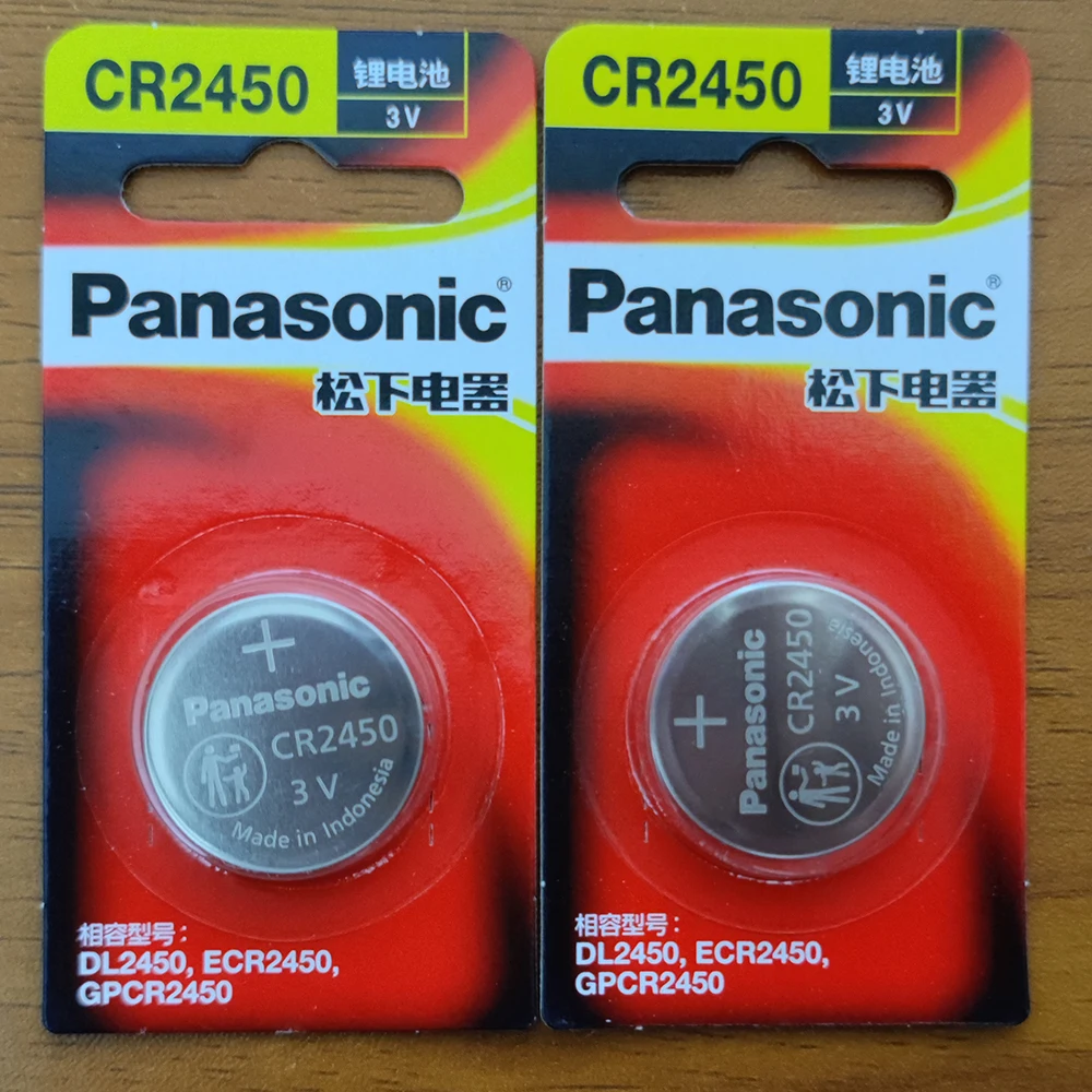파나소닉 시계 보청기용 코인 배터리 CR2450 CR 2450 3V 리튬 버튼 셀 100% 5 개 - G마켓 모바일