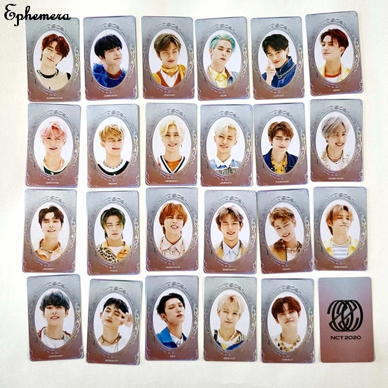 23 unids/set NCT 2020, nuevo álbum de tarjetas de Lomo de resonancia, postales de fotos de moda, regalo de papelería Kawaii