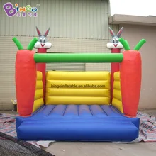 Прекрасный дизайн 4x4x4 mH надувной кролик батут интерактивные игры/ПВХ брезент батут надувной для детей игрушки