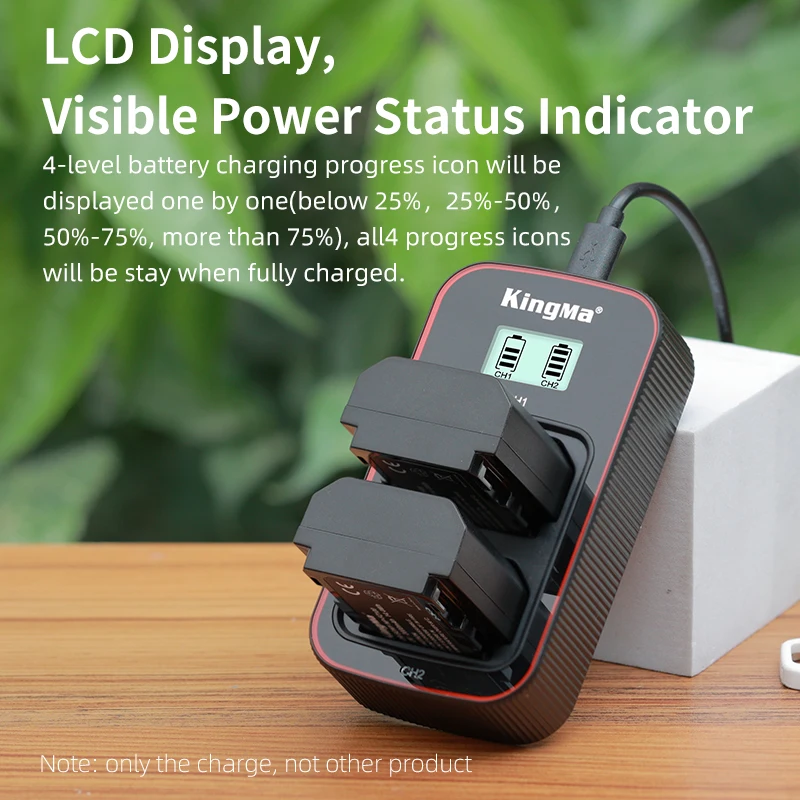 Kingma Np-fz100 Lcd Usb Dual Carregador de Bateria para Sony Ilce-9 A7c A7r5 A7r4 A7m4 A7rm4 A7m3 a9 A73 7rm3 A7r3 A6600 np Fz100 - Image 4