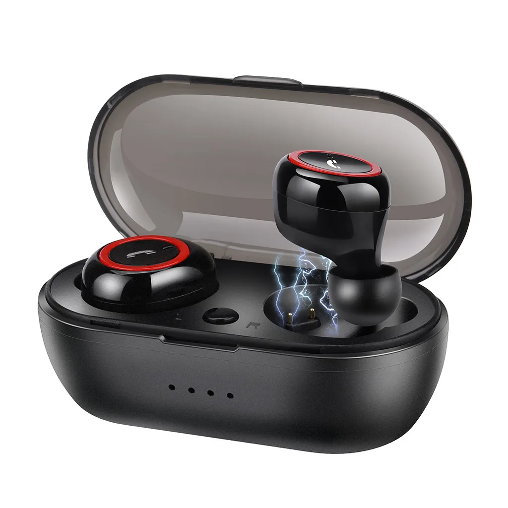 Red Беспроводные наушники, наушники Bluetooth, наушники, гарнитура Bluetooth 5,0, Универсальная гарнитура fone de ouvio - Цвет: Red