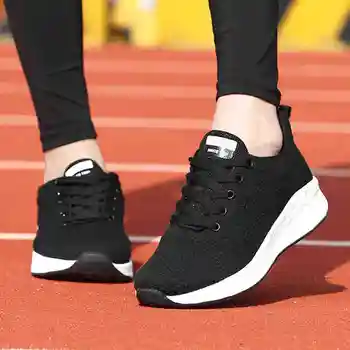 

2020 new Lightweight sneaker women shoes ins Increase within shoes student net small white shoes running sports zapatos de mujer