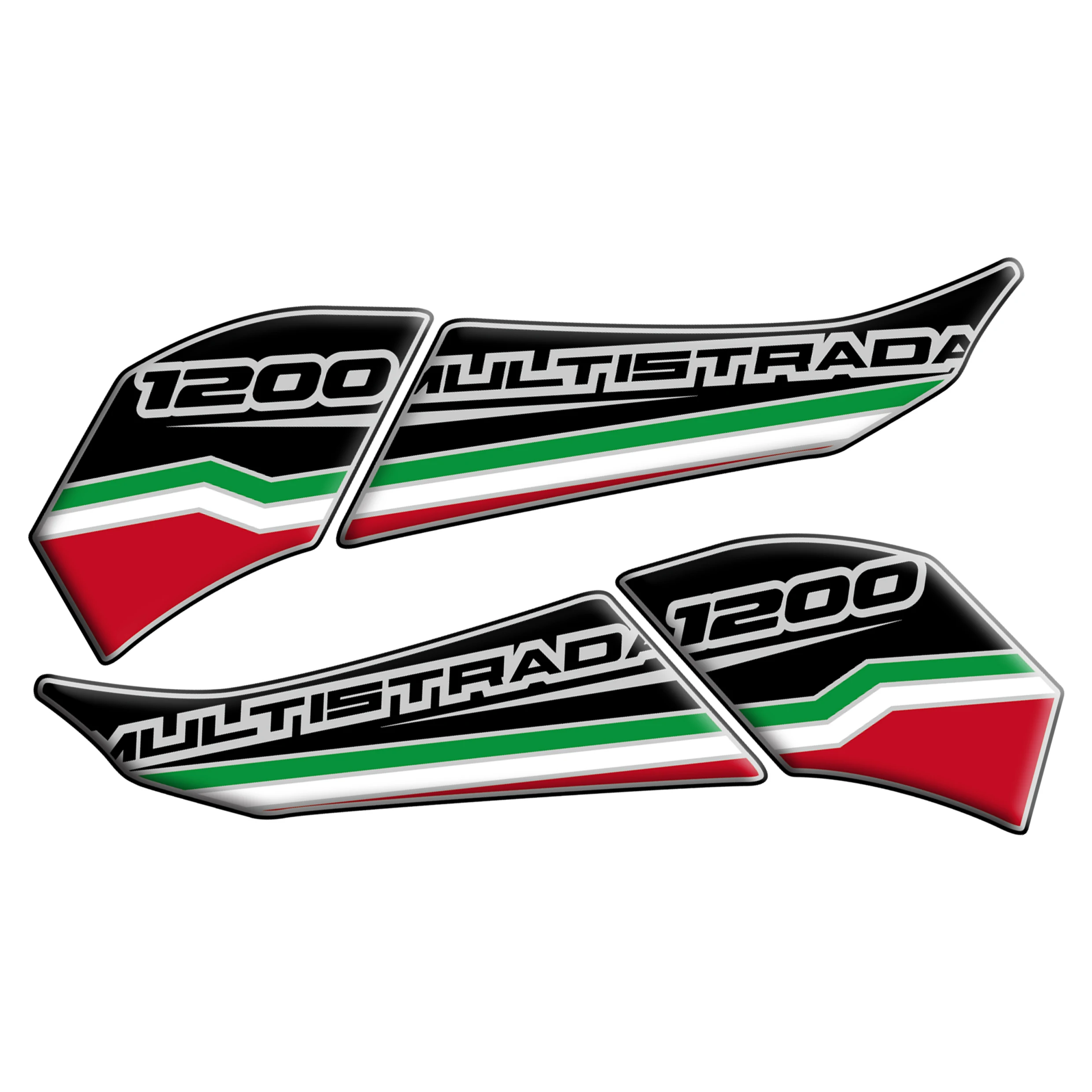 3D наклейка для защиты бака DUCATI MULTISTRADA 1200/S 1260 PIKES пиковый МТС 1200 МТС 1260 Накладка для топливного бака декоративная наклейка - Цвет: 1200-01