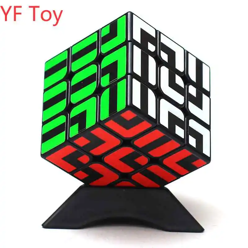 Z-cube Maze Type 3x3x3 Magic Cubes Black Cubing Puzzle Safe ABS Cubo Magico Brain Teaser Twist Toy Gift Children | Игрушки и хобби