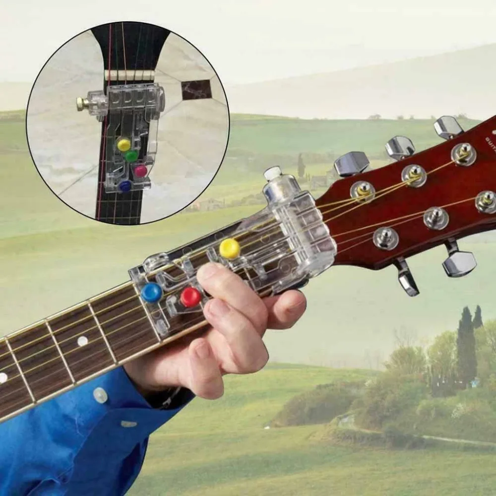 Chord novice lazy artifact pain-proof fingertips finger-assisted guitar assistant guitar learning system teaching 20D18 (7)