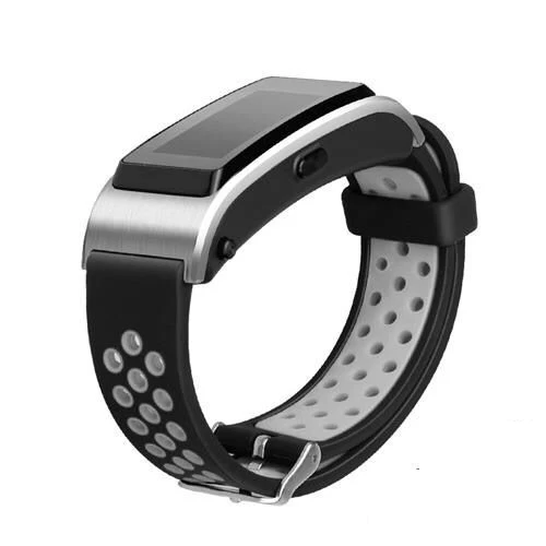 Новое поступление, браслет на запястье, ремешок для часов huawei TalkBand B2 B3 B5, спортивный браслет, умные часы, 16 мм, 18 мм - Цвет ремешка: black grey