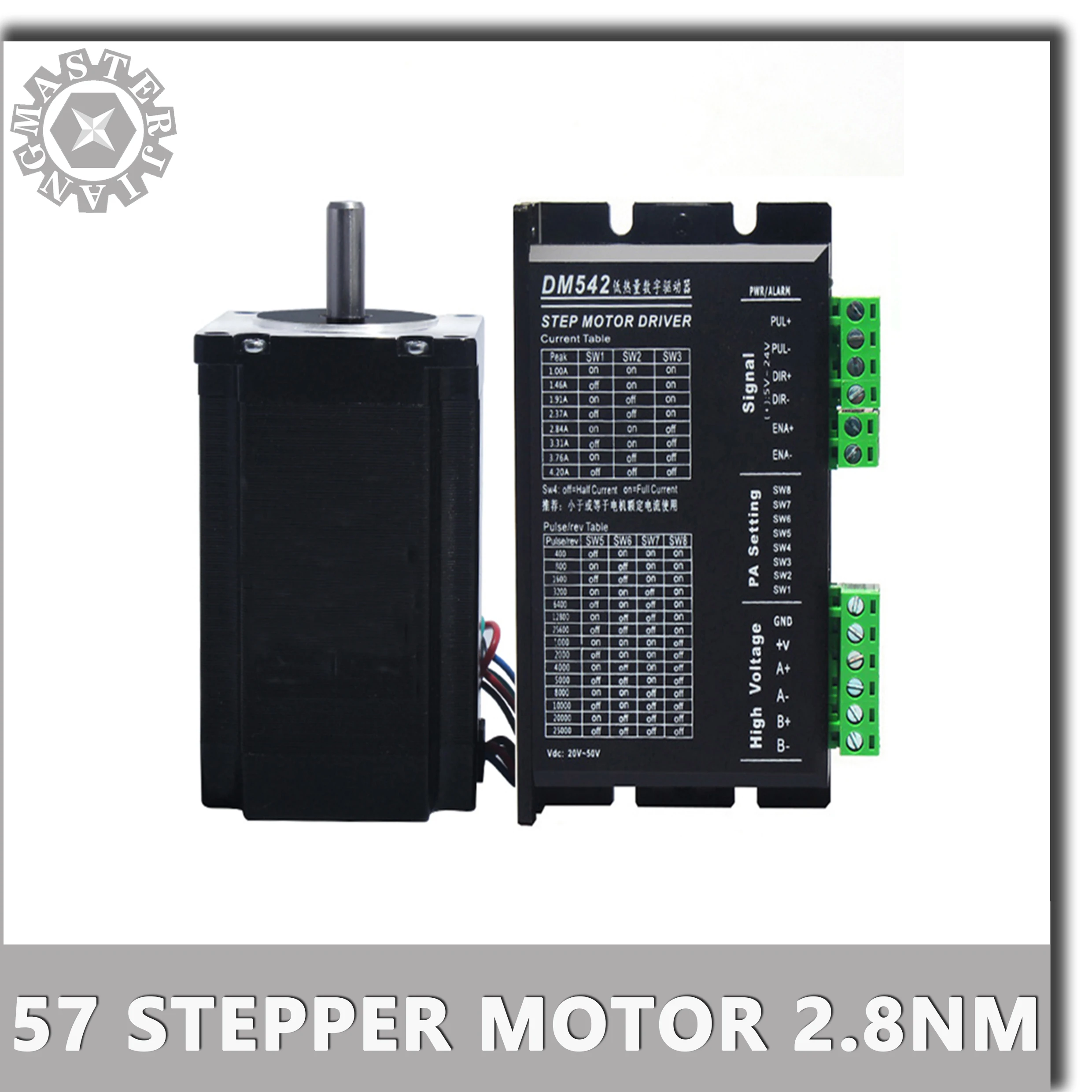 Шаговый двигатель для 3D принтера CNC Nema 23 57BYG25 0H 57 двигателей 2 нм с обновлением
