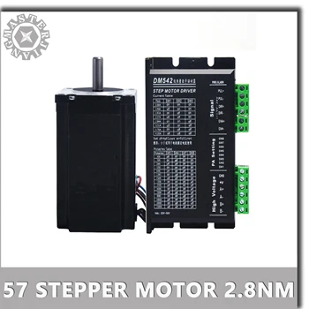 

For CNC 3D printer Nema 23 57BYG250H Stepper Motor 57 motor 2.8N.m with upgrade TB6600/DM542 stepper motor driver NEMA17 23.