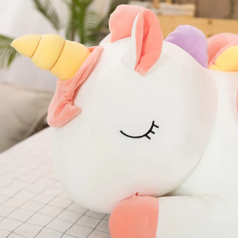 INS стильная креативная подушка в виде единорога супер мягкая плюшевая кукла