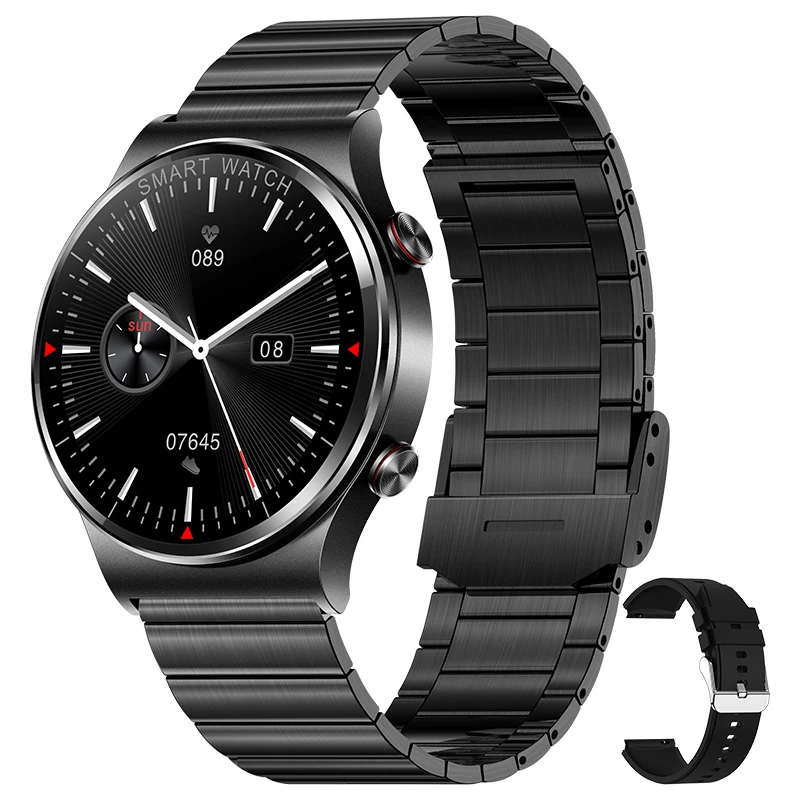 2022 New Men Bluetooth Call Smartwatch Women Man ECG+PPG color Touch Screen Sports Waterproof Music Smart Watch For Android IOS 