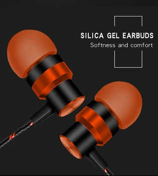 

3.5mm Music Earphones Mobile Phone Headset Line Control Subwoofer With Mic Wheat Earphones Universal Mobile Phone Headset B02