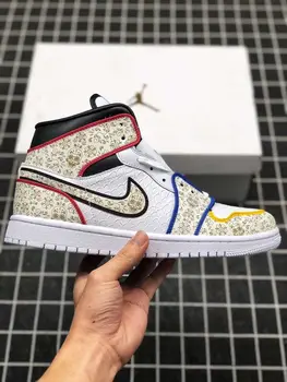 

Nike Air Jordan1 Aj1 Day of the Dead Limited Edition Classic Retro Classic All-match Basketball Shoes Men Sneakers 40-45