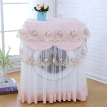 Чехол для стиральной машины, защита от пыли, цветочный стиль, украшение для дома, чехол для стиральной машины, 4 цвета, украшение