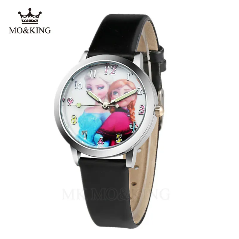 Reloj Infantil детские часы Снежная королева принцесса Эльза Анна София мультфильм детские часы кварцевые наручные часы Relojes