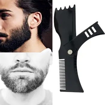 

Adjustable Beard Shaping Tool Trimming Shaper Template Comb Styling Template Beard Lineup Tool Edger Trimmers Beauty Tool