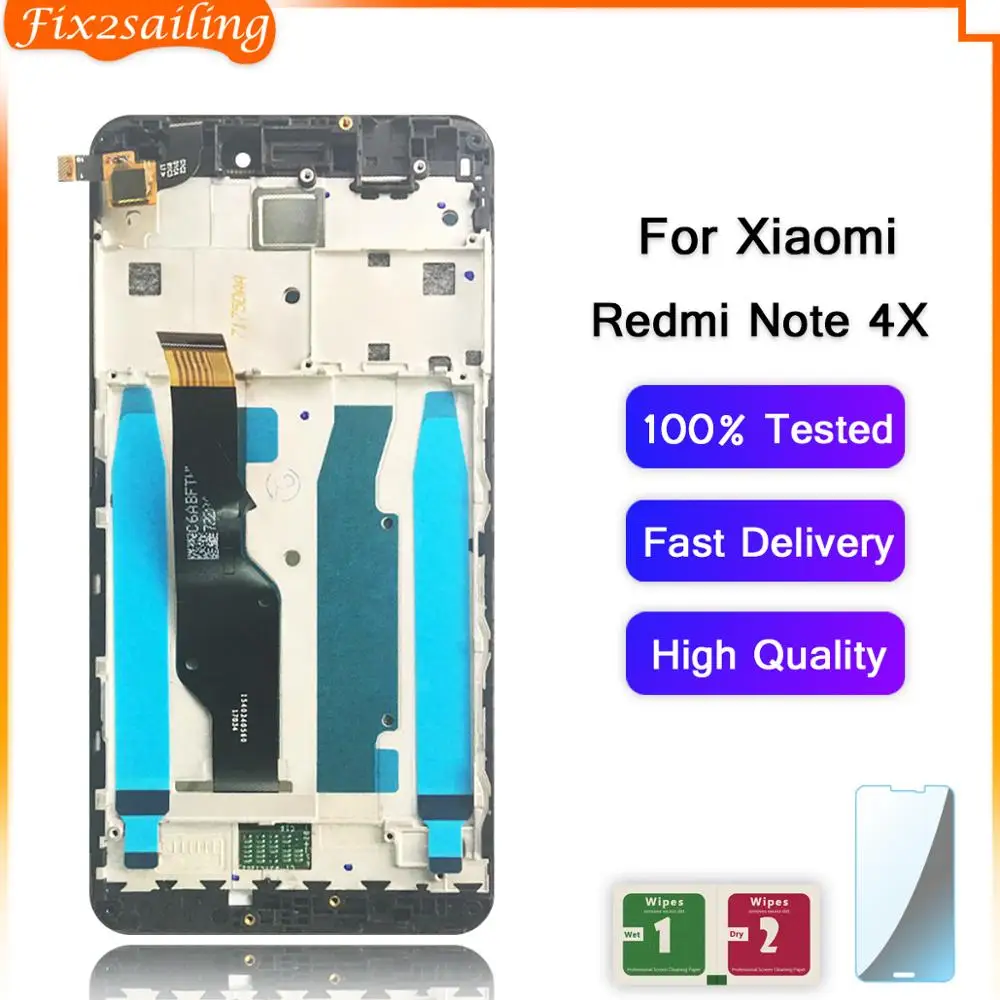 Сменный сенсорный ЖК-экран для Xiaomi Redmi Note 4X глобальная версия Восьмиядерный
