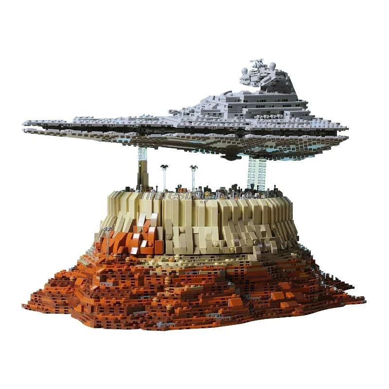 

5098pcs lepining Star Wars MOC The Empire Over Jedha City By Onecase Building Blocks Toys For Children Starwars Sets