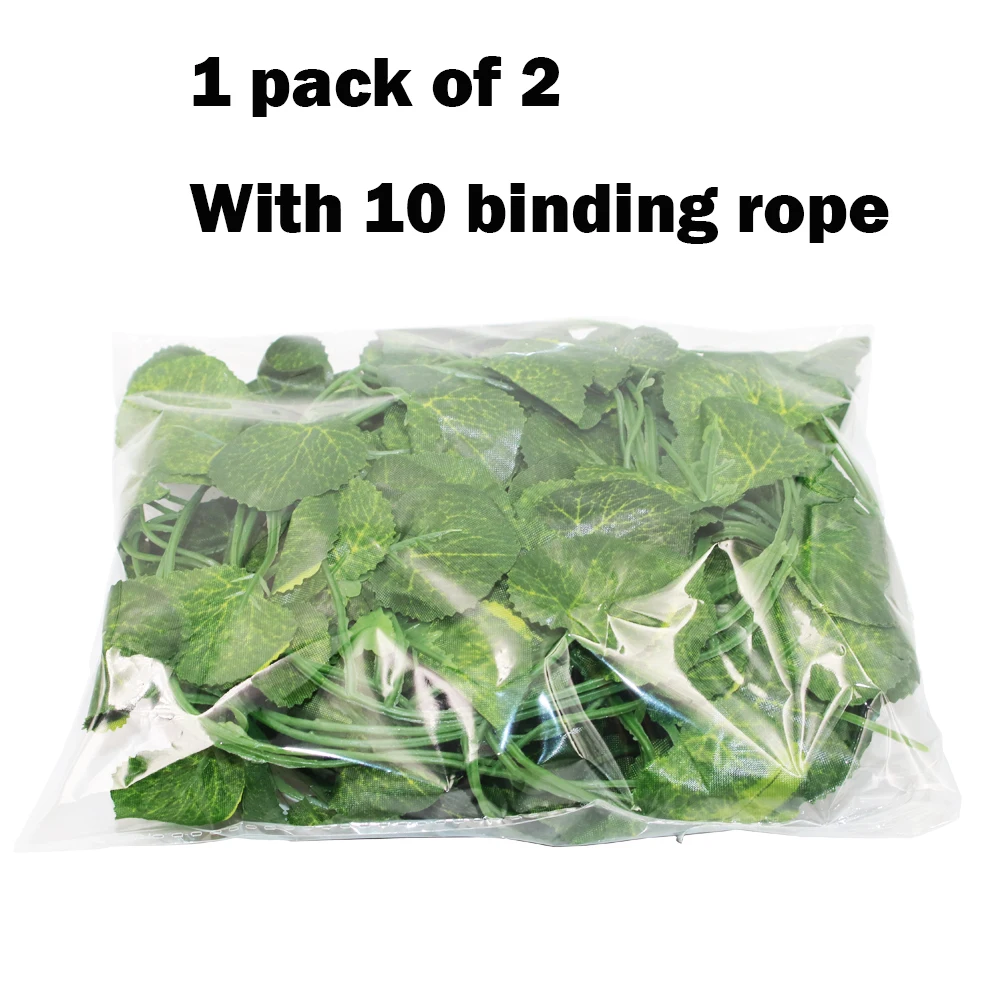Title 11, 2 pcs Reptile Artificial Vine Plants Leaves Amp...