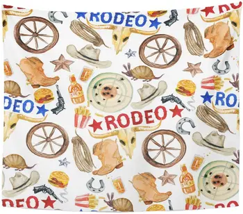 

Western Rodeo Watercolor Arizona American Armadillo Beer Bottle Tapestry Home Decor Wall Hanging for Living Room Bedroom Dorm 50