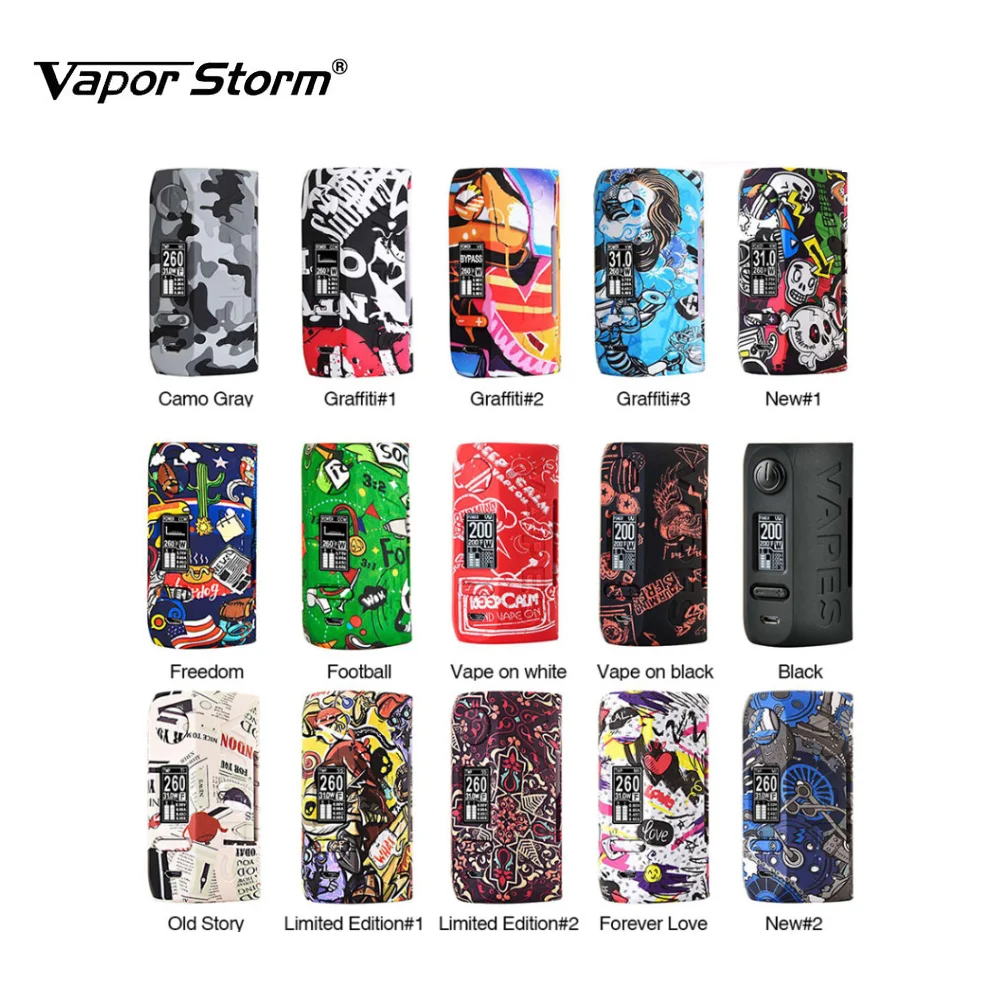 Оригинальный боксмод Vapor Storm 200 Вт электронная сигарета Пума NI TI SS316 TCR режим vs eco pro