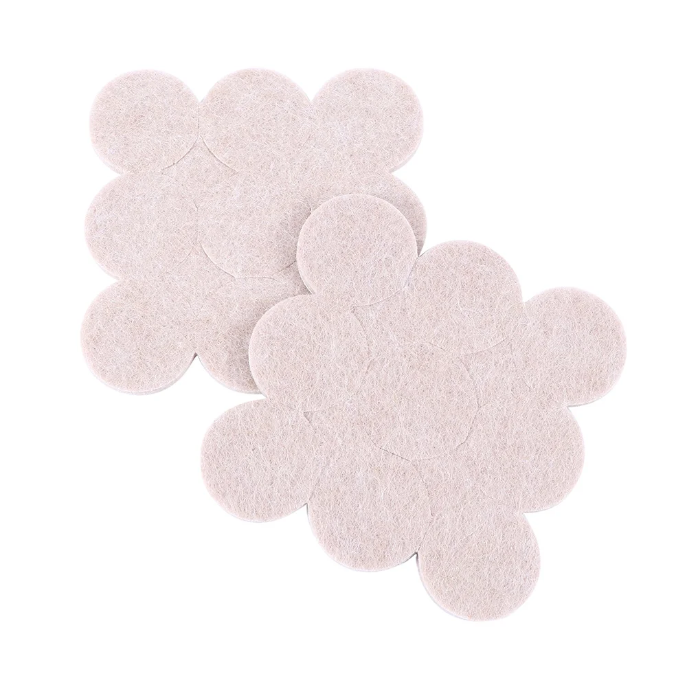 

18Pieces DIY Round Self Adhesive Furniture Scratch Protector Felt Pads Sets Hard Surfaces Reduces Noise