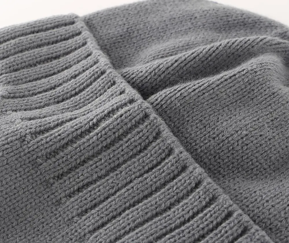 Connectyle Мужская классическая зимняя вязаная шапка с черепом ушами колпачки теплая