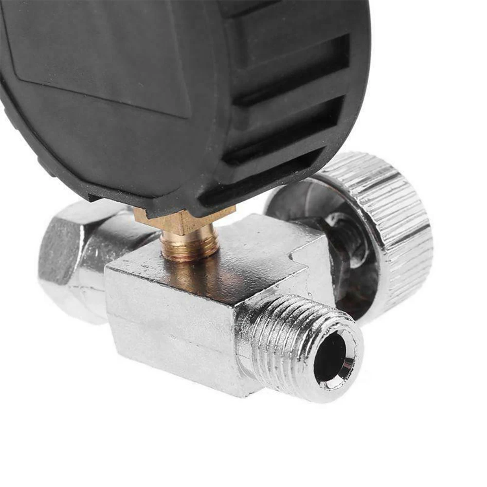 Hardware Easy Install 1/4 Inch Portable Pneumatic Air Pressure Regulator Sprayer Tool Digital Display 200PSI Control With Gauge