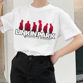 

Linkin Park T Shirt Women 2020 Summer Fashion Harajuku Aesthetic Tshirt 90s Aesthetic Short Sleeve Female T-shirt