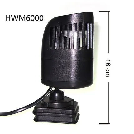 HWM6000 20W Resun HWM-2000/4000/6000 морской аквариум с рыбами резервуар для кораллов волнопродукторный насос с магнитной подвала - Цвет: HWM6000 20W