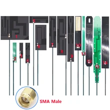 

GSM GPRS 2G 3G LTE 4G internal FPC PCB soft board antenna SMA male interface RG1.13 13cm length cable 8dbi high gain 700-2700MHz