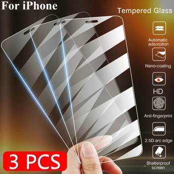 

Protective Glass on Iphone 11 Pro Max 7 8 6s Plus X XS XR 5 SE 2020 Full Screen Protector Tempered Glass for Iphone 11 Pro Glass