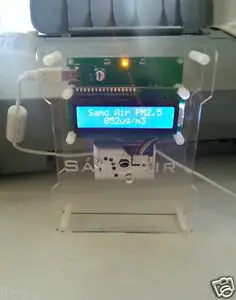DIY портативный ручной воздуха PM2.5 0.3um 2.5um тестер Измеритель острых GP2Y1010AU