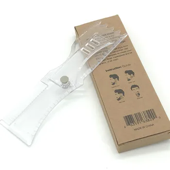 

Transparent Men's Beards CombsNew Arrivals Men Beard Shaping Styling Template Comb Beauty Tool for Hair Beard Trim Templates