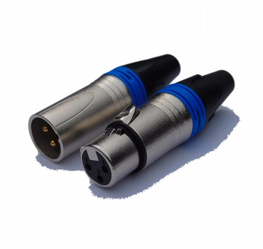 

High quality 200pcs/lot 3Pin XLR Connector with 100 PCS NC3MXX & 100 PCS NC3FXX