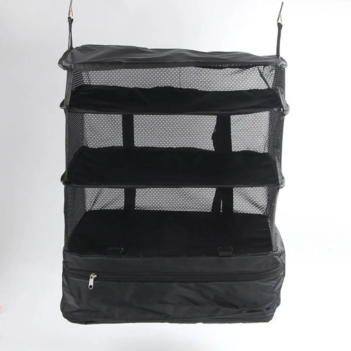 3 Layers Luggage Hanging Travel Bag Medicine Clothes Toiletry Organizer Zip Fold Shoes Storage Packing Carry Case