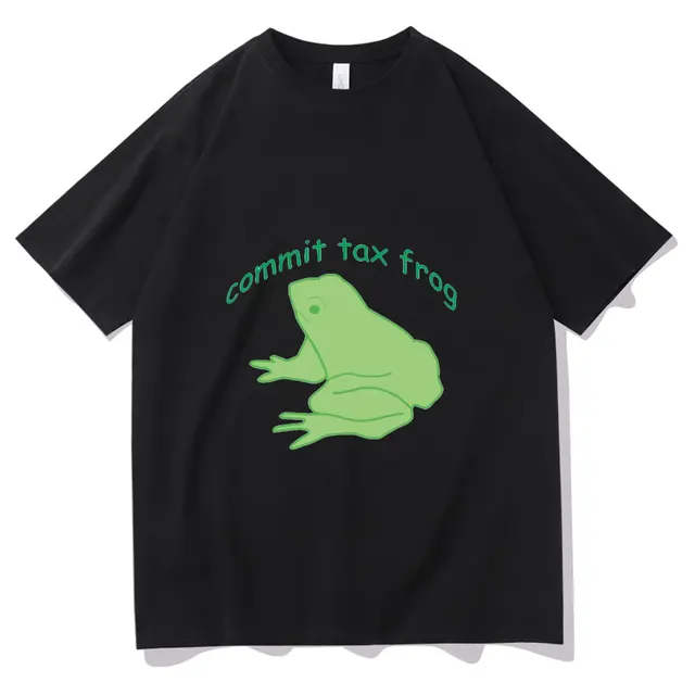 Clothes Commit Tax Fraud Short Sleeve Men Graphic Tshirt- Rugged Outdoor Collection Men Women Print Novelty T Shirt Cotton Tops Black