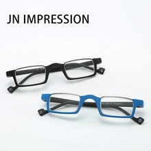 Модные очки для чтения: мужская и женская коробка для пресбиопических очков TR90 ноги+ 1,0+ 1,5+ 2,0+ 2,5+ 3,0 диоптрий JN 1803