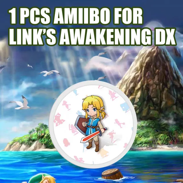 Легенда о Зельде Link's Awakening DX NTAG215 печатная NFC карта написанная Tagmo может работать для переключения последние данные полный набор - Цвет: 1pcs Awakening DX