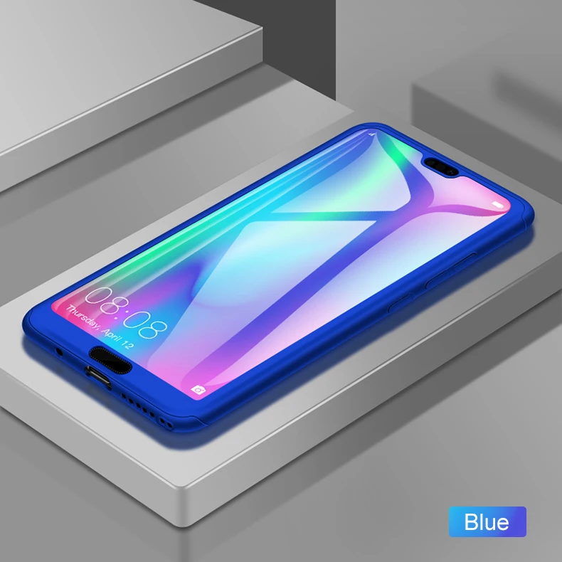 360 Full Protection Phone Case For Huawei P40 Lite Pro  Back Cover Case With Glass (14)