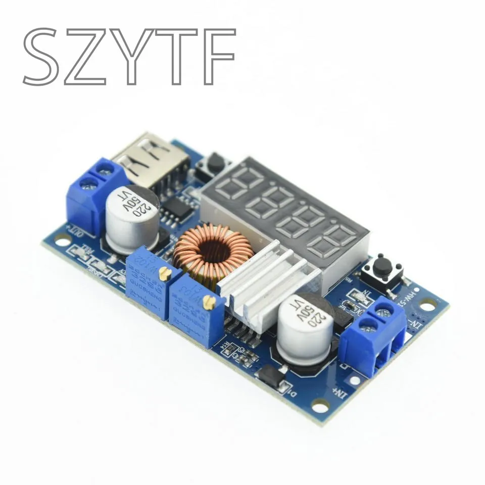 1 шт. XL4015 75 Вт DC-DC 5A регуляторы напряжения Модуль Регулируемый понижающий модуль с