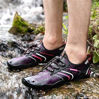 

Men Water Shoes Breathable Beach Sandals Summer Aqua Shoes Quick Dry Wading Slippers Swimming Diving Socks Barefoot Shoes Woman