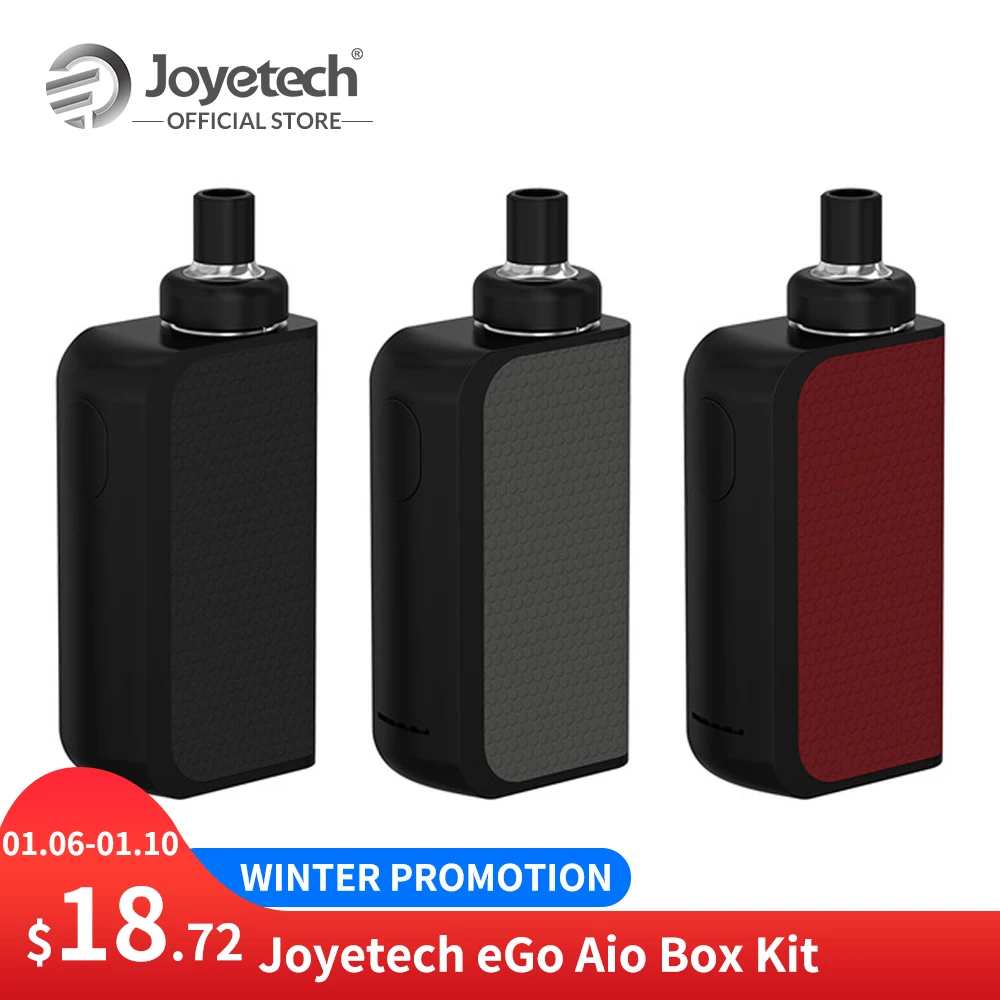 Joyetech-cigarrillo electrónico Original eGo Aio Box, Kit con batería integrada de 2100mAh, 2ml de capacidad, bobina BF SS316, almacén FR/ES