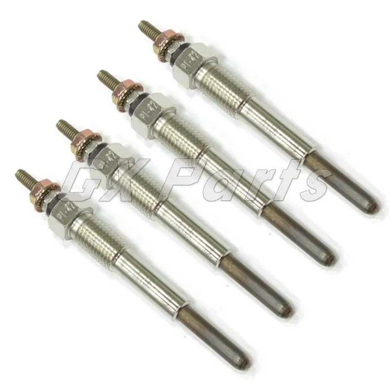 12v Set Of 4 Glow Plug For Isuzu Diesel Engine C190 C240 C201 C221 4ba1 D500 4fa1 Spark Plugs