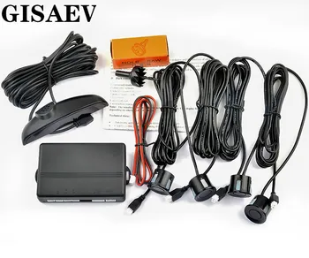 

Automatic Parktronic LED parking sensor with 4 reversing sensors parking radar display system monitor detector crescent display