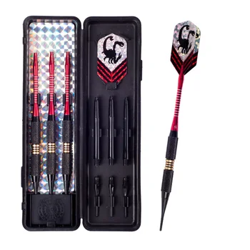 

3Pcs 18g Professional Safe Dart Soft Plastic Tip Copper Barrel Aluminum Shaft Scorpion Flight Training Electronic Dart