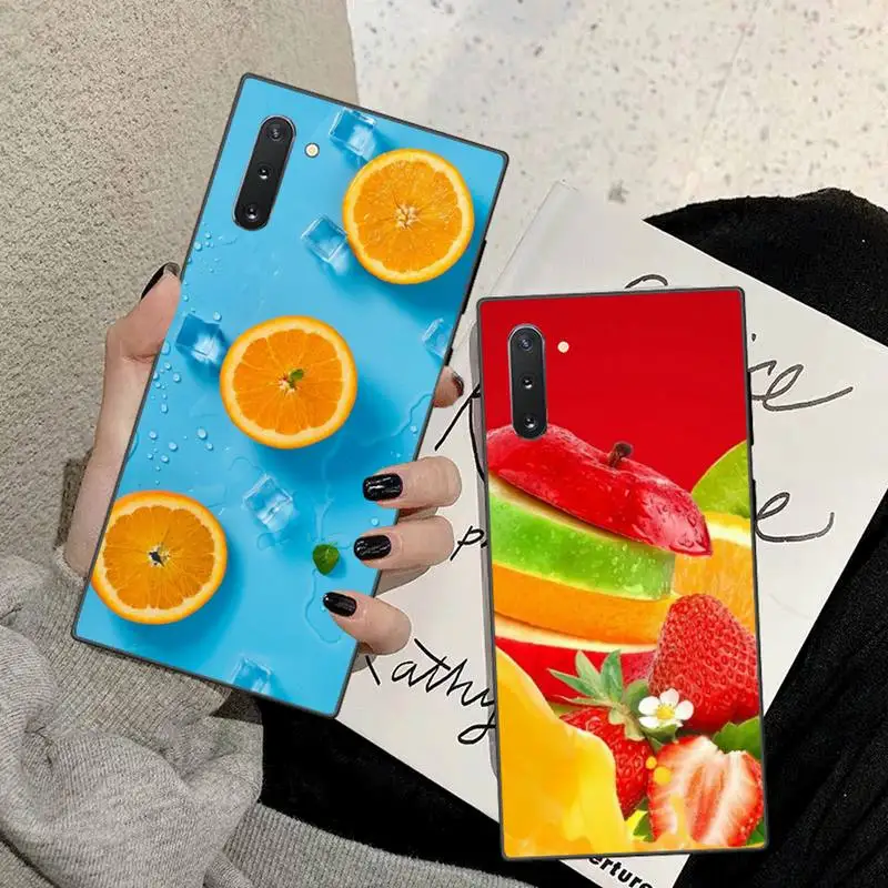 

Fruits Strawberry Watermelon Bling Cute Phone Case For Samsung Note 7 8 9 10 pro Galaxy J7 J8 J6 Plus 2018 Prime