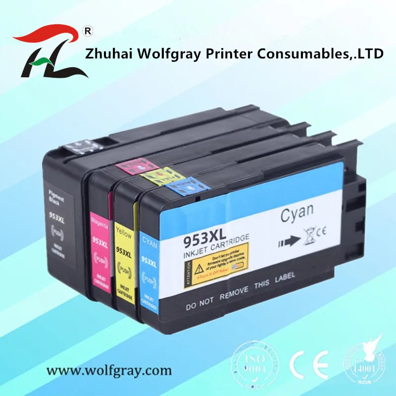 Совместимый чернильный картридж 953 953XL для принтера HP Pro 7720 7740 8210 8218 8710 8715 8718 8719 8720