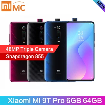 Global Version Xiaomi Mi 9T Pro 6GB 64GB Mobile Phone Snapdragon 855 48MP AI Triple Camera 4000mAh 6.39" AMOLED Display MIUI 10