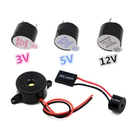 3V 5V 12V Active Buzzer Magnetic Long Continous Beep Tone 12*9.5mm New And Original For Arduino Mini Plug Speaker 1
